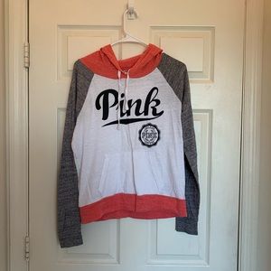 PINK light weight hoodie
